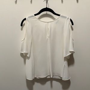Top shop cold shoulder blouse